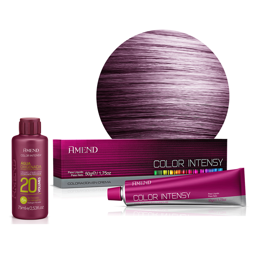 kit color intensy 5.20 Castanho Claro Violeta + OX 20